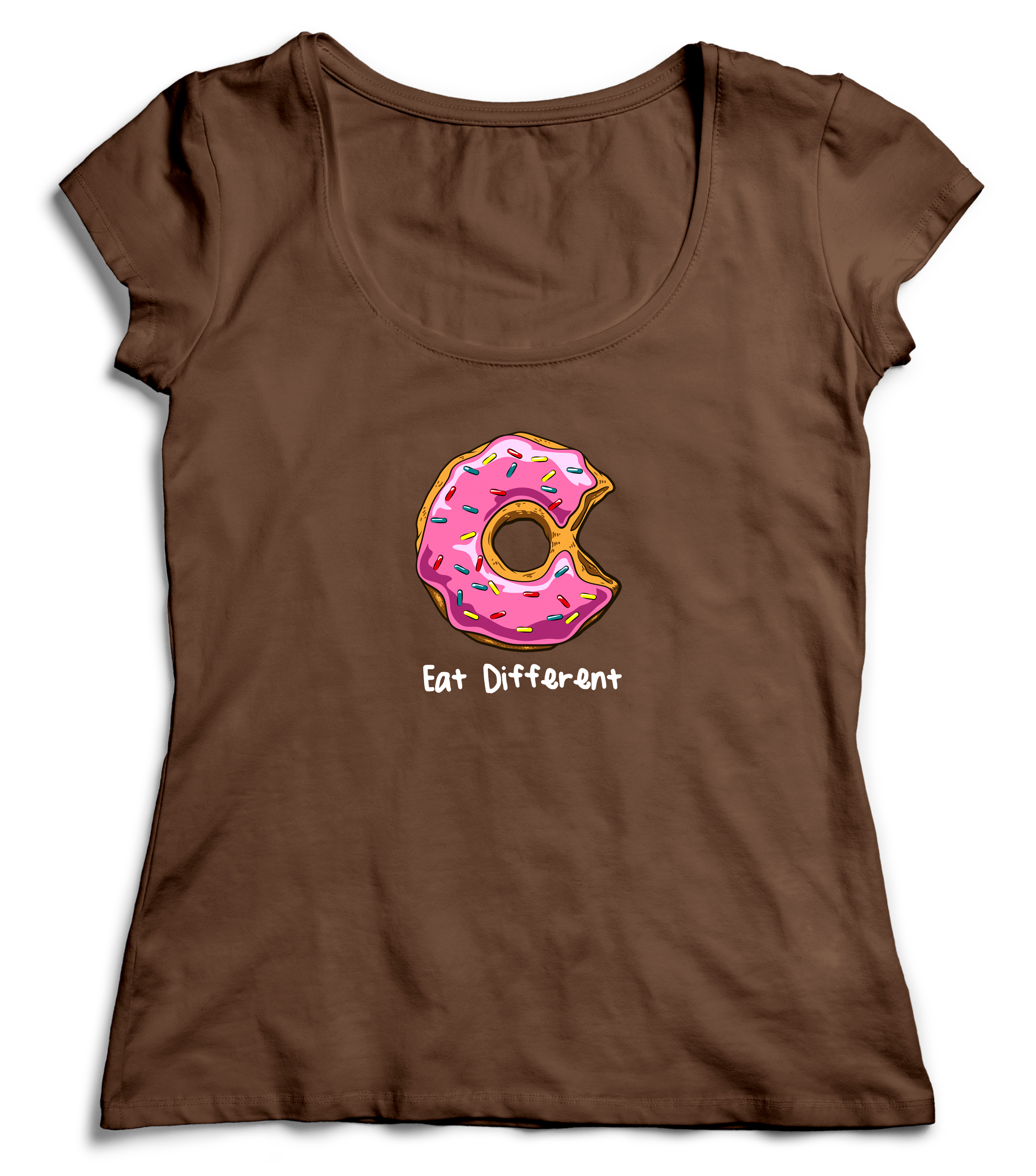 t shirt quot simpsons eat different quot femme j imprime t shirt quot simpsons eat different quot femme j imprime